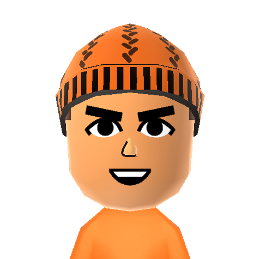 Tyko Mii character: From the 3DS game "HarmoKnight". One of main protagonist Tempo's allies who fights alongside a small monkey named Cymbi.