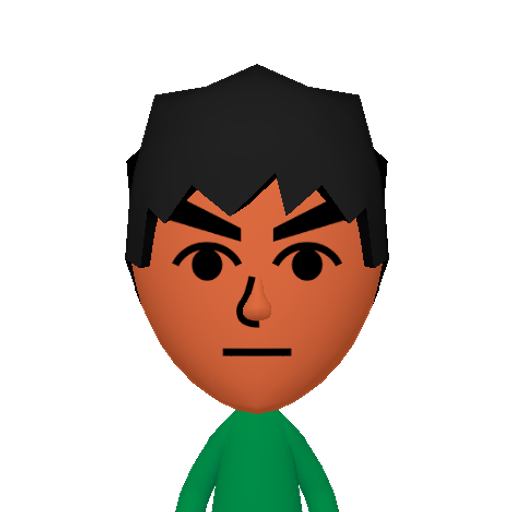 no name Mii character: This Mii is from the Switch SDK as a SampleDB Mii.