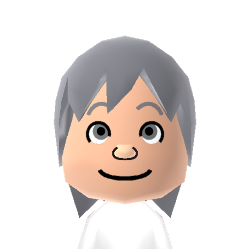 Cloudy Mii character: A Mii from Goiky Sports Resort, a mod for Wii Sports Resort