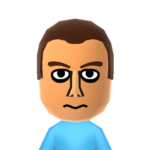 christie Mii character: New Jersey's governor.