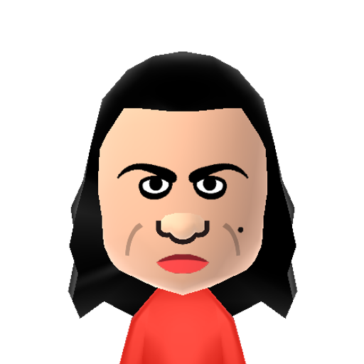 G. Simmons Mii character: Musician, actor, and reality TV star, best known as the front man for the band Kiss.