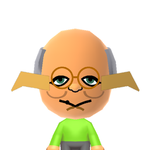 Yoda Mii character preview