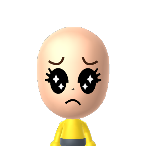 ぴえん Mii character preview