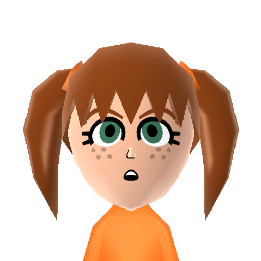 Trope-tan Mii character: The beloved mascot of the TV Tropes wiki.
