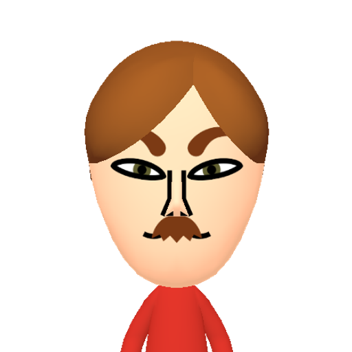 no name Mii character: This Mii is from the Switch SDK as a SampleDB Mii.