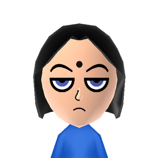 Raven Mii character: One of the main characters from the cartoon "Teen Titans".
