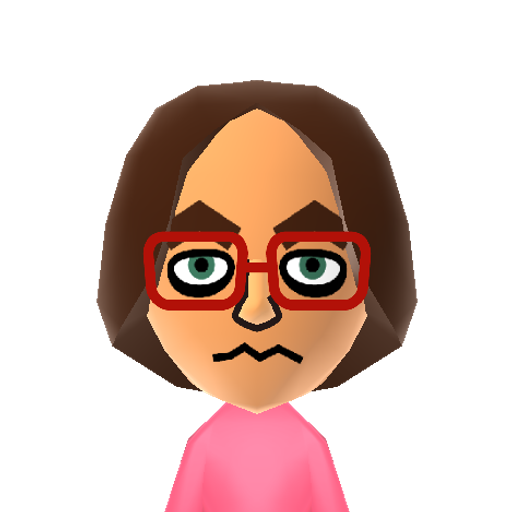 Gregory Mii character: A Mii from Preston's Custom Mii Modpack (WSR)