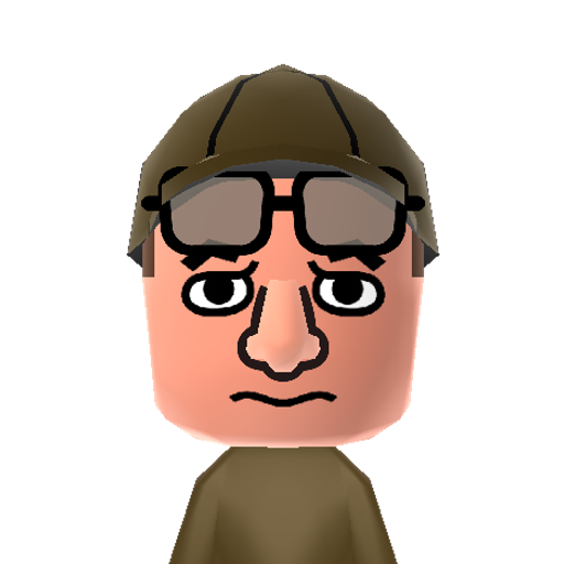Chris Mii character: From "My Big Redneck Vacation".