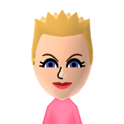 P!nk Mii character: Pop/R&B singer. Real name is Alicia Moore.