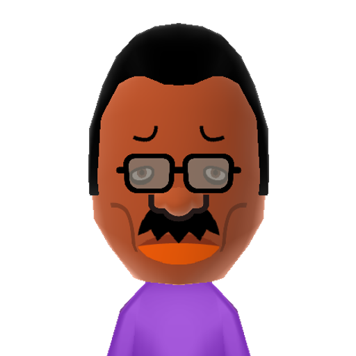 Hositoi Mii character: Auto player from wii party and wii sports.