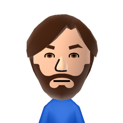 Andy Mii character: A Mii used for Nintendo Network ID Nycodem by Andy.