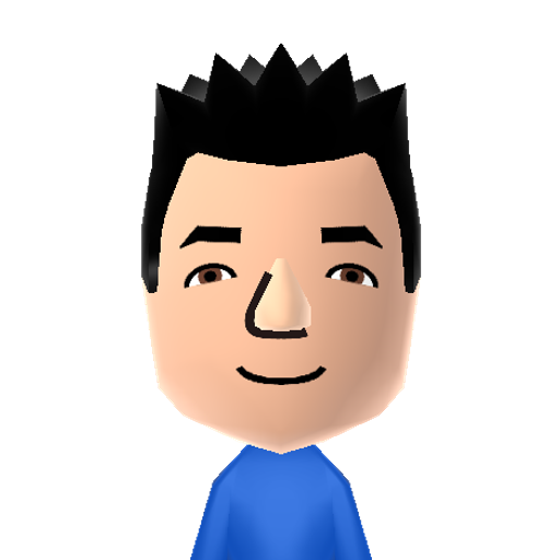 Seth Mii character: A Mii used for Nintendo Network ID jester5207 by Seth.