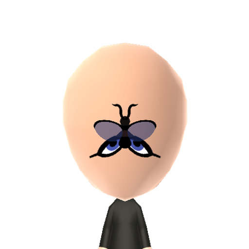 butterfly Mii character preview