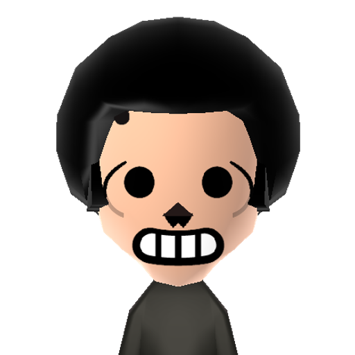 Brook Mii character: A character from the anime/manga "One Piece". This skeleton is big and adores laughing.