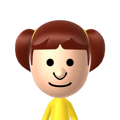 Teal Mii character preview