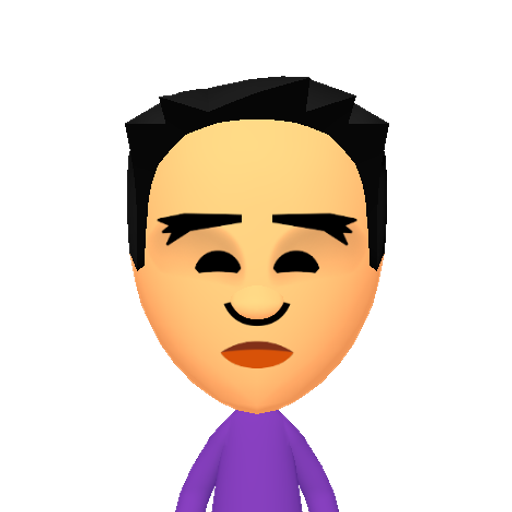 no name Mii character: This Mii is from the Switch SDK as a SampleDB Mii.