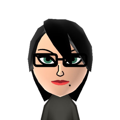 Bayonetta2 Mii character: The title character from the "Bayonetta" games as she appears in "Bayonetta 2".