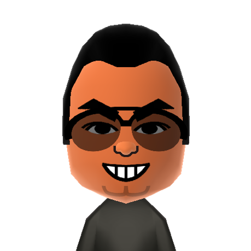 Tito Dick Mii character: From the Filipino animated series "The Nutshack"