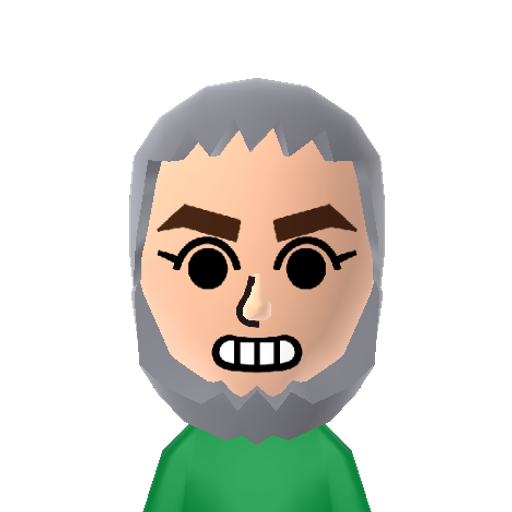Abuelo Mii character: These are extracted and derived from the Mii Central Miis from the 3DS Miitopia.