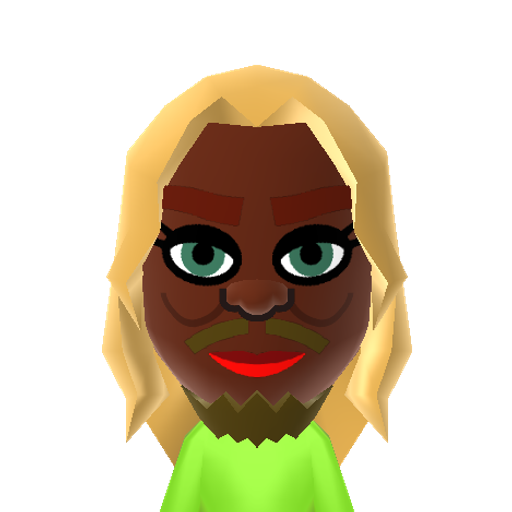 Khayrin Mii character: A Mii from Wii Sports Resort: Meme Squad, a mod for Wii Sports Resort