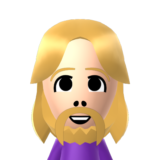 Asgore Mii character: a Mii used in Mii Fighter QR Codes Series / Custom Mii Fighter Versus