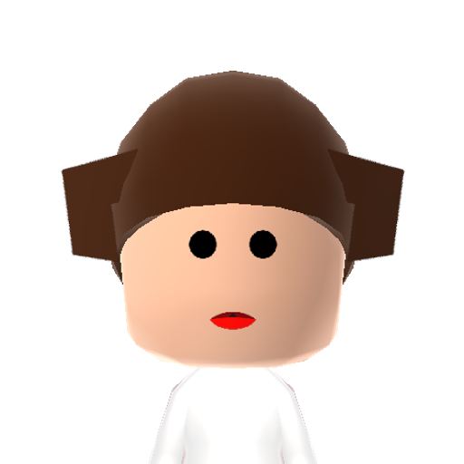 Lego leia Mii character: The lego version of Leia from the game "Lego Star Wars."