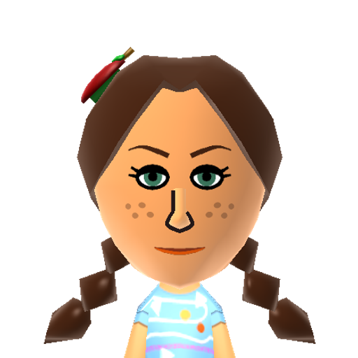 Maeby Mii character: Maeby Funke from Arrested Development. (Source: www.jvgs.net/tlblog/qrcodes.htm)