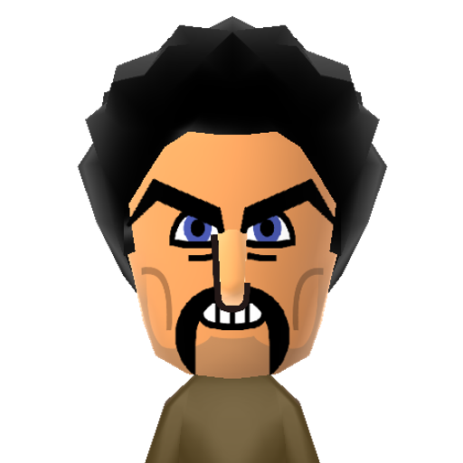 Mr. Satan Mii character: The world champion of the Dragon Ball Z universe. He saved the world many times! Known as Hercule in the English version.