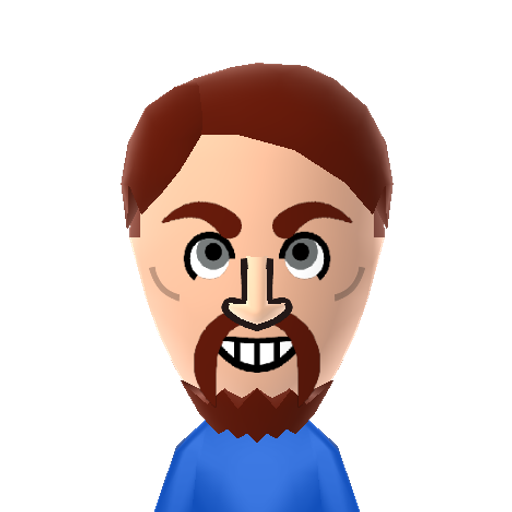 Artemiy Mii character: A MIi from Mythical Wolf's Custom CPU Miis Mod, a mod for WIi Sports