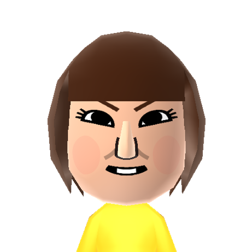 くろさわ　かずこ Mii character: A Mii from Yoshimoto Comedians