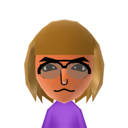 Uxue Mii character: My Wii Fit U Dance
