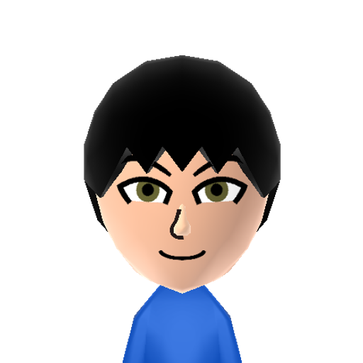 Ken Kaneki Mii character: From the manga "Tokyo Ghoul"