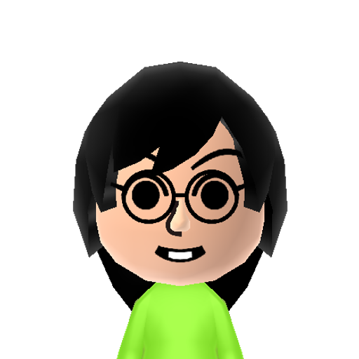 GG: Jade Mii character: One of the Beta human kids from the webcomic "Homestuck".
