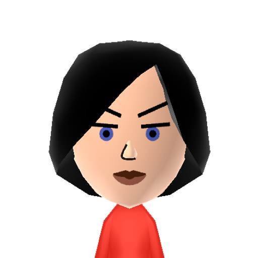 Jane Lane Mii character: Character from the animated show, "Daria".