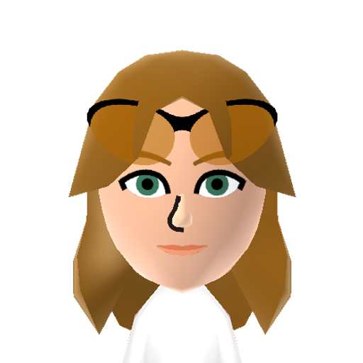 Palutena Mii character: The Goddess of Light from the "Kid Icarus" series. She assists Pit from afar during his missions in "Kid Icarus: Uprising".