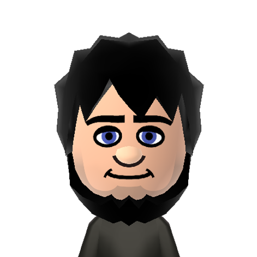 JonTron Mii character: A.K.A. Jon Jafari, former GameGrump member, from YouTube.