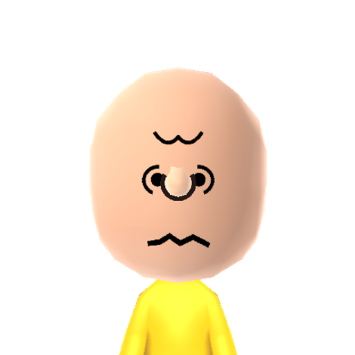 Charlie B. Mii character preview