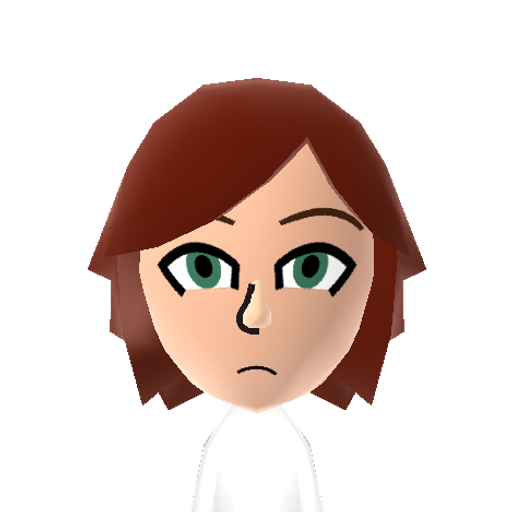 Rin Tezuka Mii character: Armless artist from the visual novel "Katawa Shoujo".