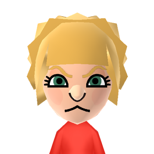 no name Mii character: A Mii from Dillon's Dead-Heat Breakers