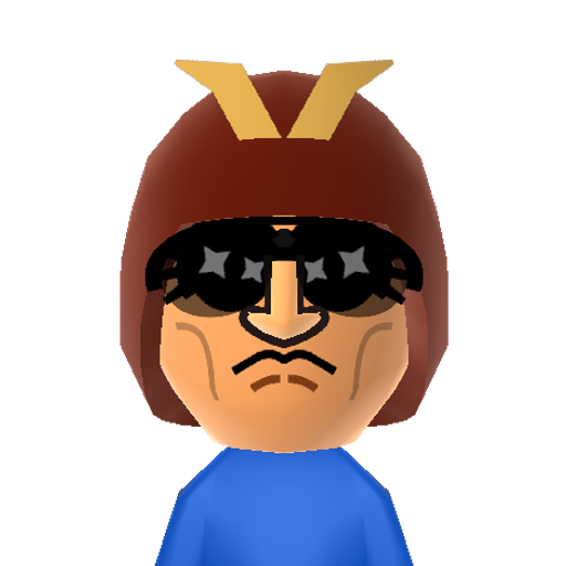 CaptFalcon Mii character: These are extracted and derived from the Mii Central Miis from the 3DS Miitopia.