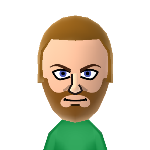 Rhett Mii character preview