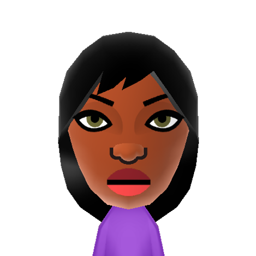 Naomi Mii character: English supermodel with an alleged tendency to lose her temper.