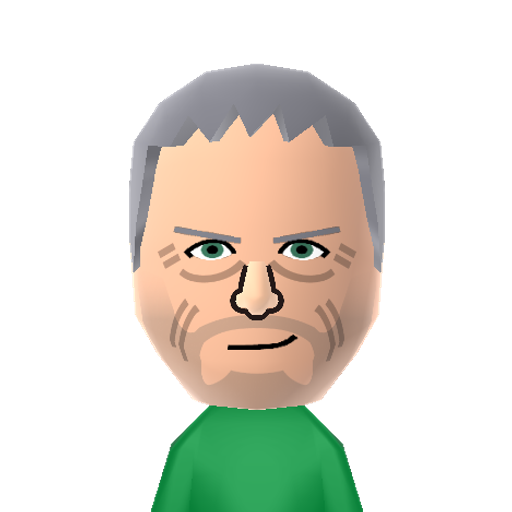 Merle Mii character: From the TV show, "The Walking Dead." Played by Michael Rooker.