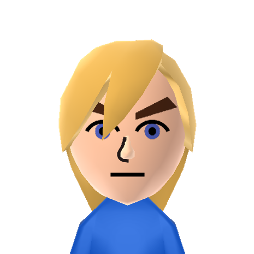 christian Mii character: NNID: darksnowsnow