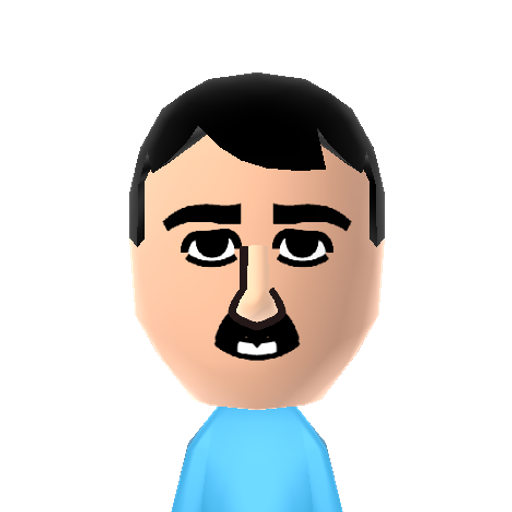 JohnCleese Mii character: English comedian, writer, and actor from his days in Monty Python.
