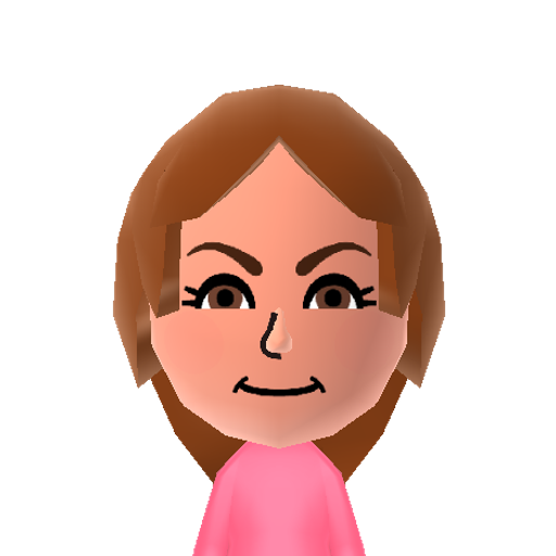 Marsha Mii character: promo mii for wii music that also for some reason looks like lucia