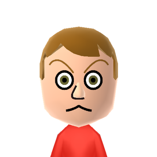 gerard Mii character: A Mii used for Nintendo Network ID michel01 by gerard.