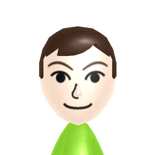 Hannah Mii character: A Mii used for Nintendo Network ID 06hannah12 by Hannah.