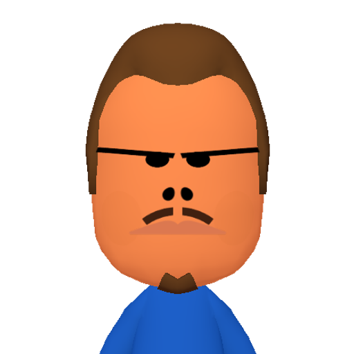 Cesar Mii character: Cesar from Animal Crossing, and my least fave of the bunch.