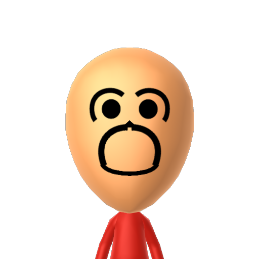 ? Mii character: A Mii uploaded to Check Mii Out Channel (WiiLInk)